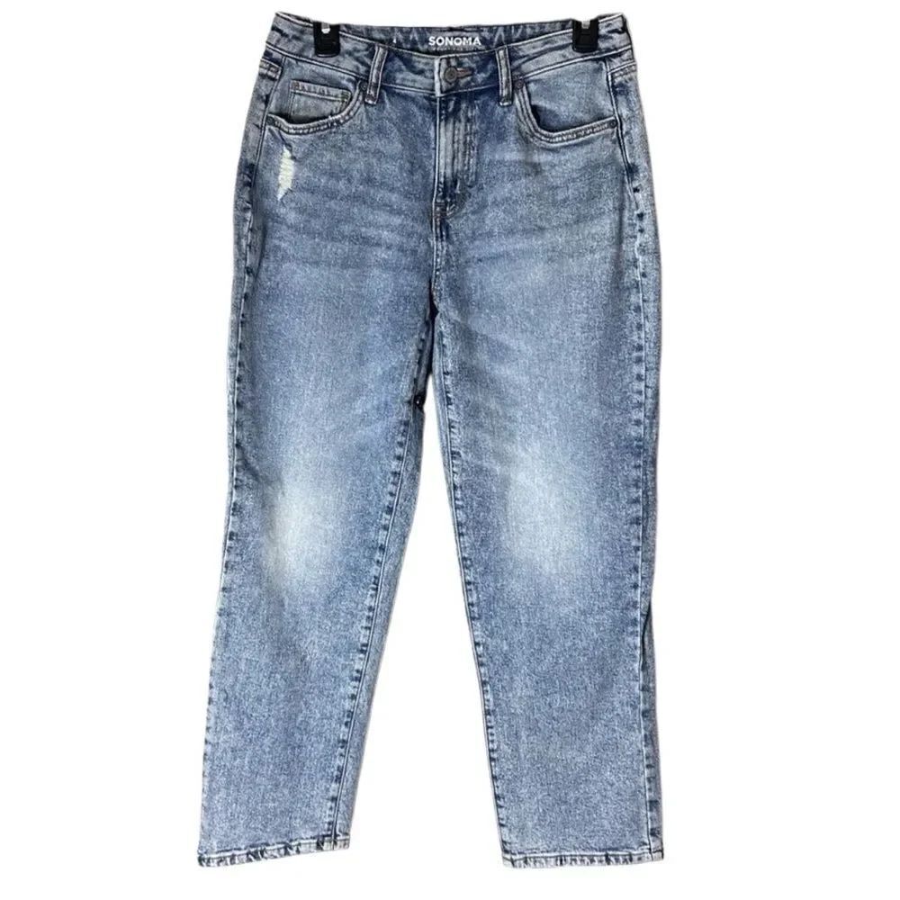 Sonoma straight leg denim jeans size 4